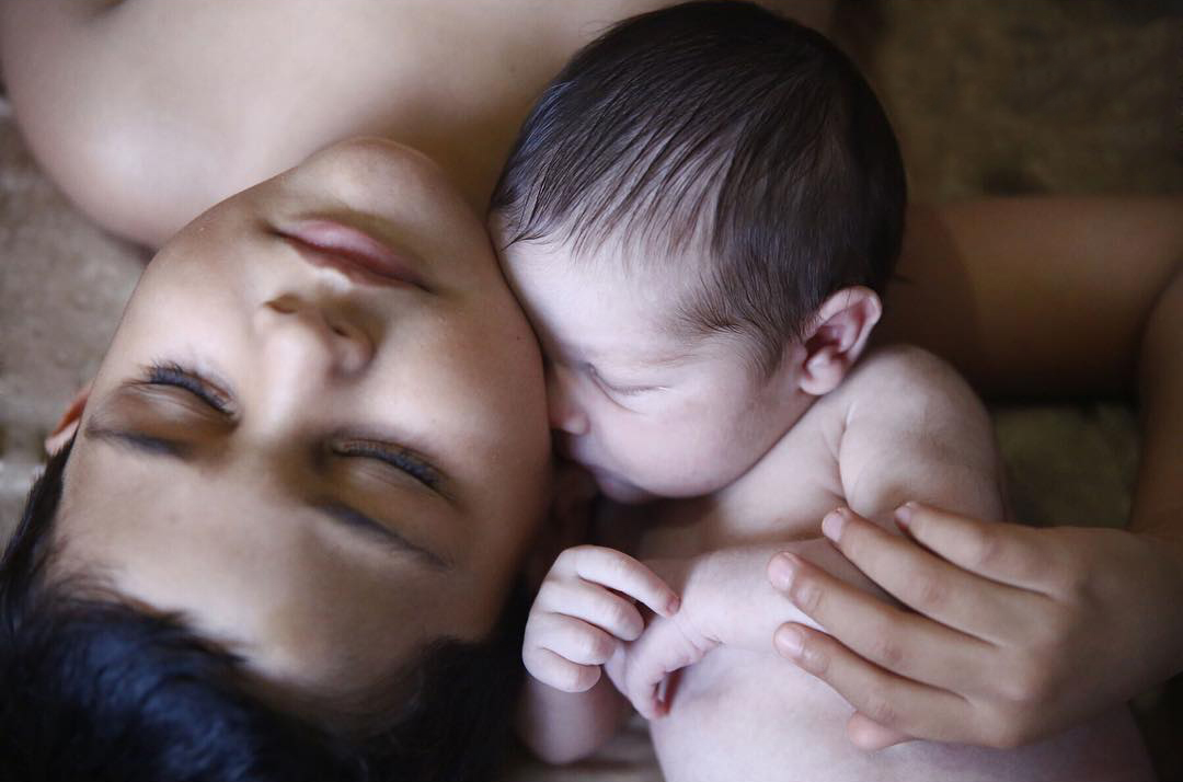 Mother and baby